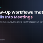 AI follow-up workflows that turn B2B form fills into meetings